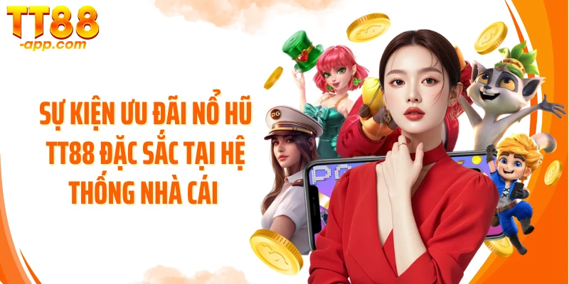 Sự kiện ưu đãi nổ hũ TT88 đặc sắc tại hệ thống nhà cái 