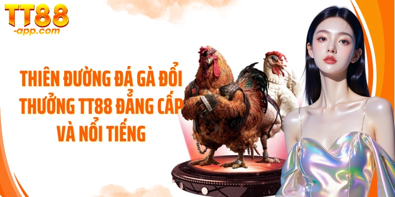Thiên đường đá gà đổi thưởng TT88 đẳng cấp và nổi tiếng